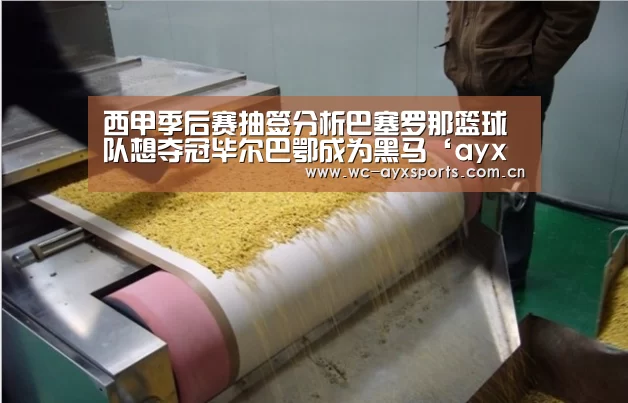 西甲季后赛抽签分析巴塞罗那篮球队想夺冠毕尔巴鄂成为黑马‘ayx下载’(图2) 爱游戏官网